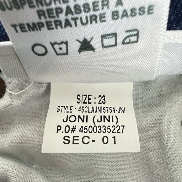 Joe's Jeans the Charlie High Rise Skinny Jeans sz 23 Medium Stretch Denim - Picture 6 of 8